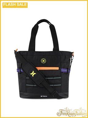 Utility Tote Bag with Crossbody Strap Nylon 19L Adjustable